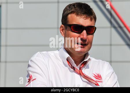 Stuart Pringle (GBR) Silverstone Circuit Managing Director. Großer Preis von Großbritannien, Freitag, 6. Juli 2018. Silverstone, England. Stockfoto