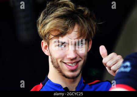 Pierre Gasly (FRA) Scuderia Toro Rosso. Großer Preis von Deutschland, Donnerstag, 19. Juli 2018. Hockenheim, Deutschland. Stockfoto