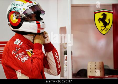 Sebastian Vettel (GER) Ferrari. Großer Preis von Deutschland, Samstag, 21. Juli 2018. Hockenheim, Deutschland. Stockfoto