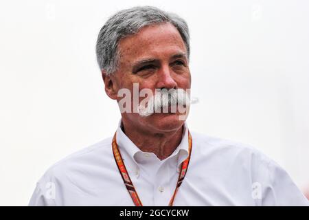 Chase Carey (USA), Vorsitzender der Formel-1-Gruppe. Großer Preis von Deutschland, Sonntag, 22. Juli 2018. Hockenheim, Deutschland. Stockfoto