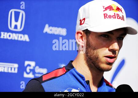 Pierre Gasly (FRA) Scuderia Toro Rosso. Großer Preis von Ungarn, Donnerstag, 26. Juli 2018. Budapest, Ungarn. Stockfoto