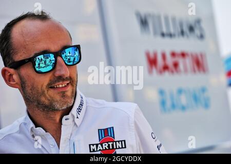 Robert Kubica (POL) Williams Reserve und Entwicklungstreiber. Großer Preis von Ungarn, Sonntag, 29. Juli 2018. Budapest, Ungarn. Stockfoto