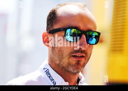 Robert Kubica (POL) Williams Reserve und Entwicklungstreiber. Großer Preis von Ungarn, Sonntag, 29. Juli 2018. Budapest, Ungarn. Stockfoto