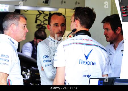 Robert Kubica (POL) Williams Reserve und Entwicklungstreiber. Formel-1-Tests. Mittwoch, 1. August 2018. Budapest, Ungarn. Stockfoto