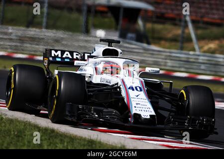 Robert Kubica (POL) Williams FW41 Reserve- und Entwicklungstreiber. Formel-1-Tests. Mittwoch, 1. August 2018. Budapest, Ungarn. Stockfoto