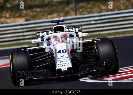 Robert Kubica (POL) Williams FW41 Reserve- und Entwicklungstreiber. Formel-1-Tests. Mittwoch, 1. August 2018. Budapest, Ungarn. Stockfoto