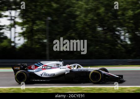 Robert Kubica (POL) Williams FW41 Reserve- und Entwicklungstreiber. Formel-1-Tests. Mittwoch, 1. August 2018. Budapest, Ungarn. Stockfoto