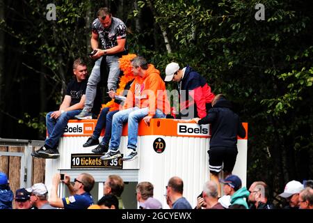 Lüfter. Großer Preis von Belgien, Sonntag, 26. August 2018. Spa-Francorchamps, Belgien. Stockfoto