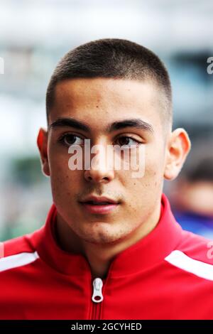 Giuliano Alesi (ITA) Trident GP3 Fahrer / Ferrari Academy Fahrer. Großer Preis von Japan, Donnerstag, 4. Oktober 2018. Suzuka, Japan. Stockfoto