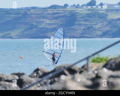 Sheerness, Kent, Großbritannien. August 2021. UK Wetter: Ein sonniger Nachmittag in Sheerness, Kent. Kredit: James Bell/Alamy Live Nachrichten Stockfoto