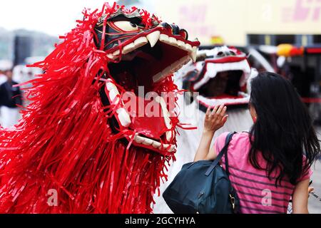 Atmosphäre im Kreislauf. Großer Preis von Japan, Samstag, 6. Oktober 2018. Suzuka, Japan. Stockfoto