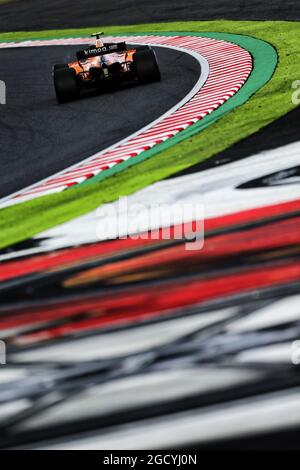 Stoffel Vandoorne (Bel) McLaren MCL33. Großer Preis von Japan, Samstag, 6. Oktober 2018. Suzuka, Japan. Stockfoto