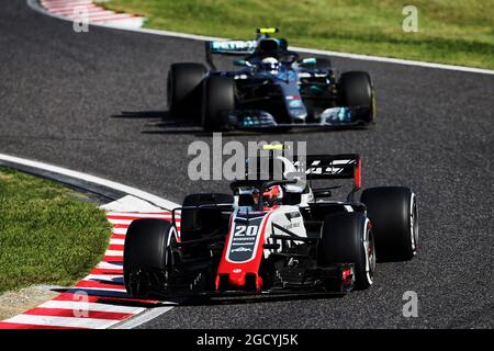 Kevin Magnussen (DEN) Haas VF-18. Großer Preis von Japan, Sonntag, 7. Oktober 2018. Suzuka, Japan. Stockfoto