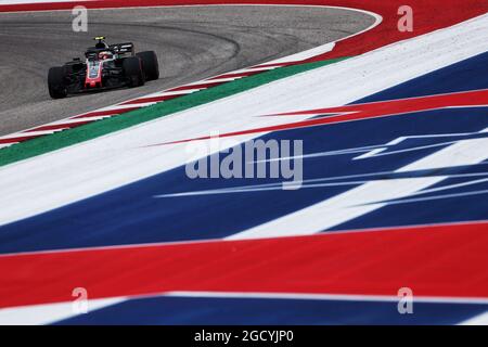 Kevin Magnussen (DEN) Haas VF-18. Großer Preis der Vereinigten Staaten, Samstag, 20. Oktober 2018. Circuit of the Americas, Austin, Texas, USA. Stockfoto