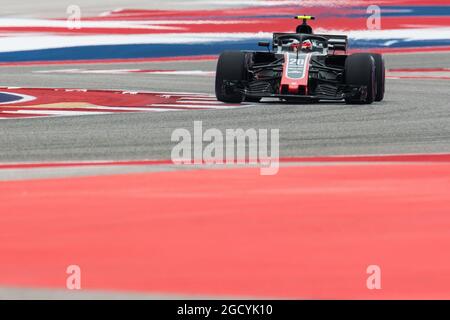 Kevin Magnussen (DEN) Haas VF-18. Großer Preis der Vereinigten Staaten, Samstag, 20. Oktober 2018. Circuit of the Americas, Austin, Texas, USA. Stockfoto