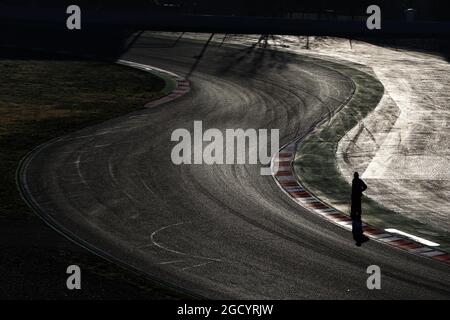 Atmosphäre - Marschall. Formel-1-Tests, Tag 1, Dienstag, 26. Februar 2019. Barcelona, Spanien. Stockfoto