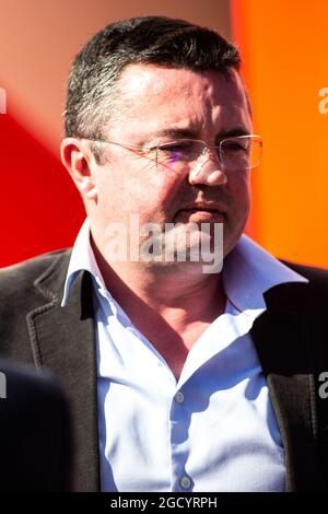 Eric Boullier (FRA). Formel-1-Tests, Tag 1, Dienstag, 26. Februar 2019. Barcelona, Spanien. Stockfoto