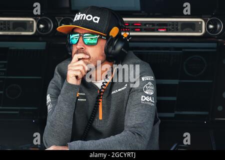 Fernando Alonso (ESP) McLaren. Formula One Testing, Tag 2, Mittwoch, 27. Februar 2019. Barcelona, Spanien. Stockfoto