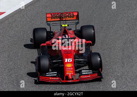 Charles Leclerc (MON) Ferrari SF90. Großer Preis von Bahrain, Freitag, 29. März 2019. Sakhir, Bahrain. Stockfoto