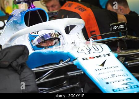 Williams Racing FW42 Test- und Entwicklungstreiber. Formula One Testing, Mittwoch, 3. April 2019. Sakhir, Bahrain. Stockfoto