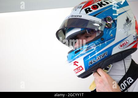 Williams Racing FW42 Test- und Entwicklungstreiber. Formula One Testing, Mittwoch, 3. April 2019. Sakhir, Bahrain. Stockfoto