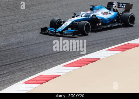 Nichola Latifi (CDN) Williams Racing FW42 Test- und Entwicklungstreiber. Formula One Testing, Mittwoch, 3. April 2019. Sakhir, Bahrain. Stockfoto