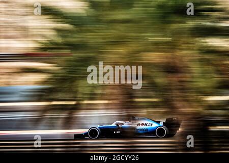 Nichola Latifi (CDN) Williams Racing FW42 Test- und Entwicklungstreiber. Formula One Testing, Mittwoch, 3. April 2019. Sakhir, Bahrain. Stockfoto