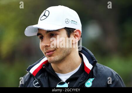 Esteban Ocon (FRA) Mercedes AMG F1 Reserve Driver. Stockfoto