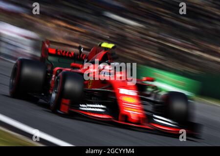 Charles Leclerc (MON) Ferrari SF90. Großer Preis von China, Samstag, 13. April 2019. Shanghai, China. Stockfoto