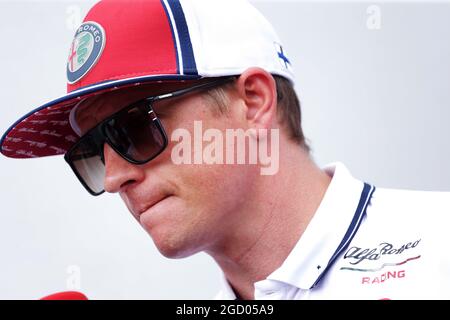 Kimi Räikkönen (FIN) Alfa Romeo Racing. Großer Preis von Österreich, Donnerstag, 27. Juni 2019. Spielberg, Österreich. Stockfoto
