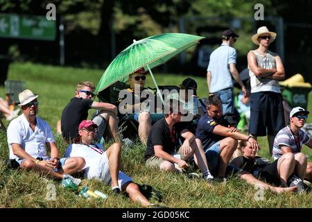 Lüfter. Großer Preis von Österreich, Freitag, 28. Juni 2019. Spielberg, Österreich. Stockfoto