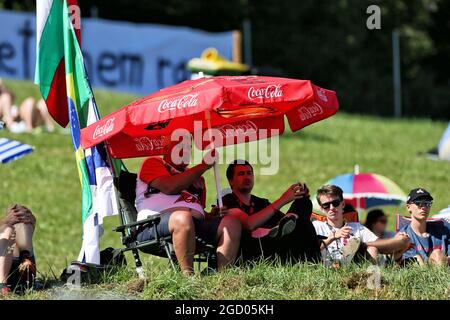 Lüfter. Großer Preis von Österreich, Freitag, 28. Juni 2019. Spielberg, Österreich. Stockfoto