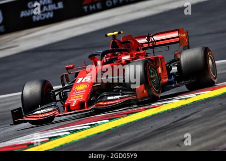 Charles Leclerc (MON) Ferrari SF90. Großer Preis von Österreich, Samstag, 29. Juni 2019. Spielberg, Österreich. Stockfoto