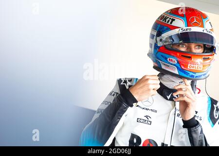 George Russell (GBR) Williams Racing. Großer Preis von Großbritannien, Freitag, 12. Juli 2019. Silverstone, England. Stockfoto