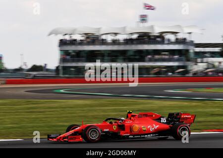 Charles Leclerc (MON) Ferrari SF90. Großer Preis von Großbritannien, Freitag, 12. Juli 2019. Silverstone, England. Stockfoto