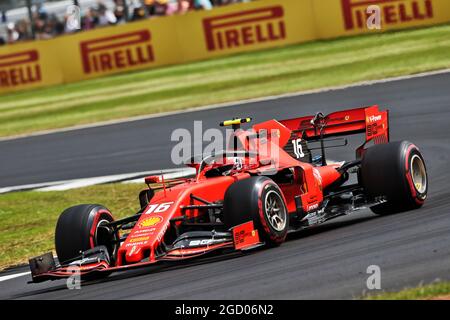 Charles Leclerc (MON) Ferrari SF90. Großer Preis von Großbritannien, Freitag, 12. Juli 2019. Silverstone, England. Stockfoto