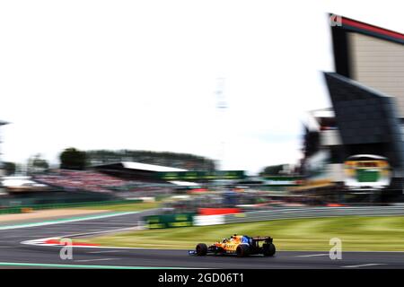 Lando Norris (GBR) McLaren MCL34. Großer Preis von Großbritannien, Freitag, 12. Juli 2019. Silverstone, England. Stockfoto