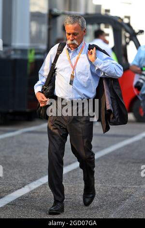 Chase Carey (USA), Vorsitzender der Formel-1-Gruppe. Großer Preis von Deutschland, Freitag, 26. Juli 2019. Hockenheim, Deutschland. Stockfoto