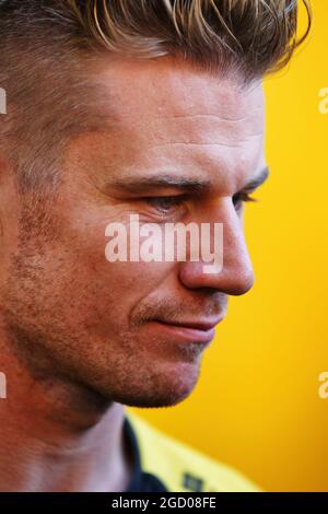 Nico Hulkenberg (GER) Renault F1 Team. Großer Preis von Ungarn, Donnerstag, 1. August 2019. Budapest, Ungarn. Stockfoto