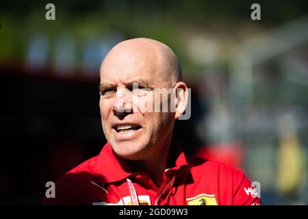 Jock Clear (GBR) Ferrari Engineering Director. Großer Preis von Belgien, Samstag, 31. August 2019. Spa-Francorchamps, Belgien. Stockfoto