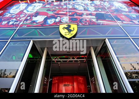 Ferrari Wohnmobil. Großer Preis von Italien, Donnerstag, 5. September 2019. Monza Italien. Stockfoto