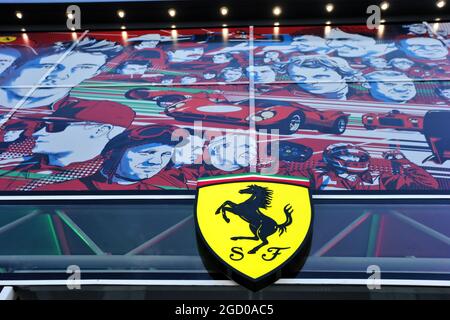 Ferrari Wohnmobil. Großer Preis von Italien, Donnerstag, 5. September 2019. Monza Italien. Stockfoto