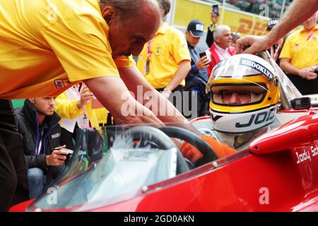 Jody Scheckter (RSA) in seinem Ferrari 312T4 aus dem Jahr 1979. Großer Preis von Italien, Freitag, 6. September 2019. Monza Italien. Stockfoto