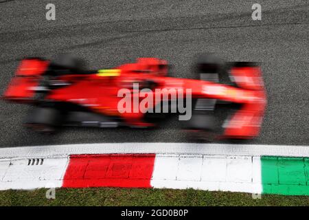 Charles Leclerc (MON) Ferrari SF90. Großer Preis von Italien, Samstag, 7. September 2019. Monza Italien. Stockfoto