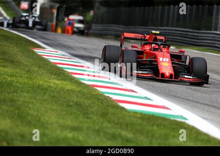 Charles Leclerc (MON) Ferrari SF90. Großer Preis von Italien, Sonntag, 8. September 2019. Monza Italien. Stockfoto