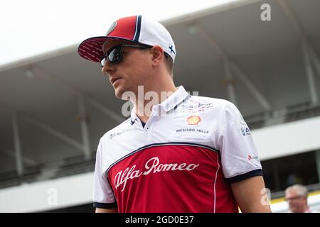 Kimi Räikkönen (FIN) Alfa Romeo Racing. Großer Preis von Japan, Donnerstag, 10. Oktober 2019. Suzuka, Japan. Stockfoto