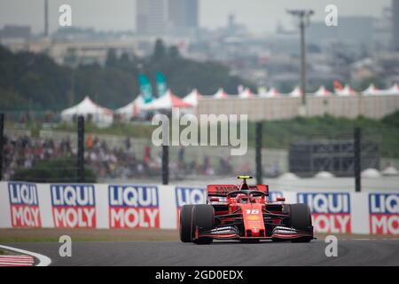 Charles Leclerc (MON) Ferrari SF90. Großer Preis von Japan, Freitag, 11. Oktober 2019. Suzuka, Japan. Stockfoto