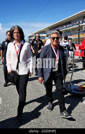 Mario Andretti (USA) am Start. Großer Preis der Vereinigten Staaten, Sonntag, 3. November 2019. Circuit of the Americas, Austin, Texas, USA. Stockfoto