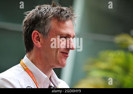James Allison (GBR) Mercedes AMG F1 Technical Director. Großer Preis von Brasilien, Donnerstag, 14. November 2019. Sao Paulo, Brasilien. Stockfoto