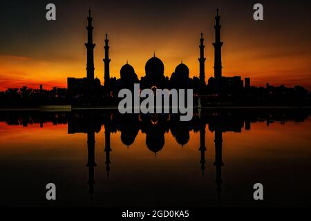 Malerisches Abu Dhabi. Abu Dhabi Grand Prix, Donnerstag, 28. November 2019. Yas Marina Circuit, Abu Dhabi, VAE. Stockfoto